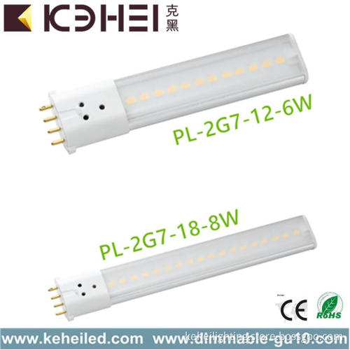 2G7 6W LED Tubes 360D 4 Pin CFL